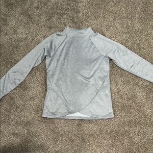 Gray Long Sleeve Top